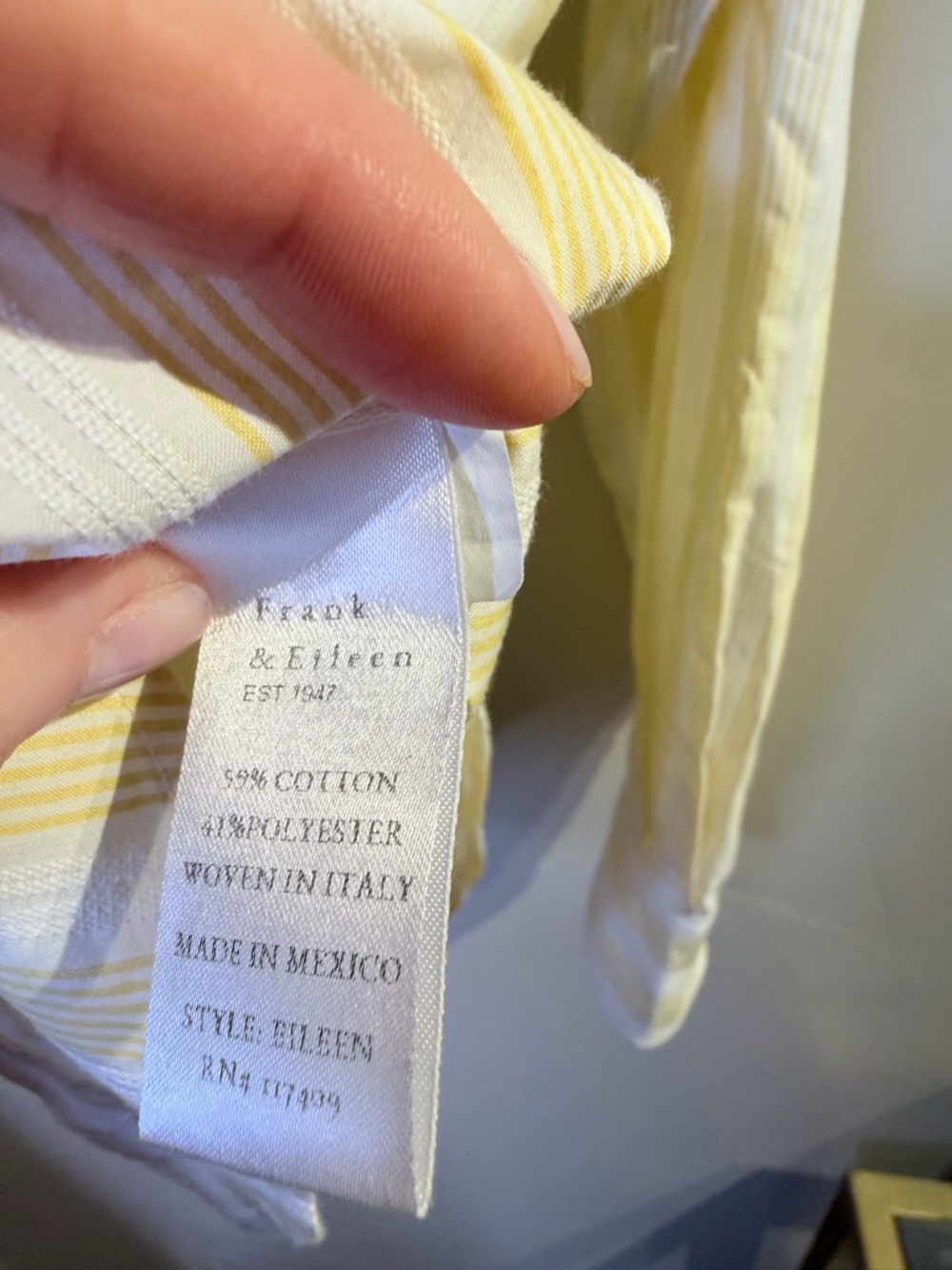 FRANK & EILEEN Silvo Untuckable Button up Shirt - Picture 8 of 8